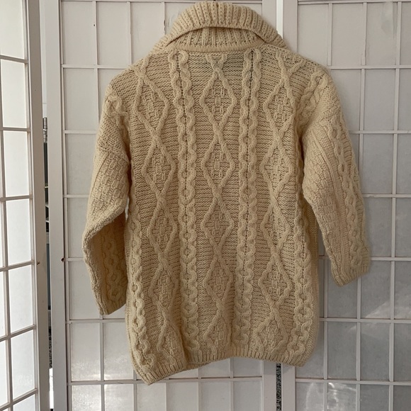 Irish Knit Wool Sweater - Picture 4 of 9